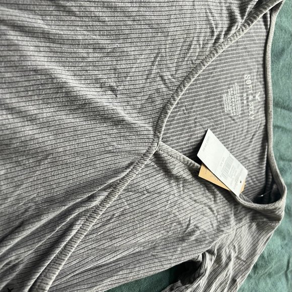 AEO Ribbed Long Sleeve Bodysuit - Picture 4 of 4